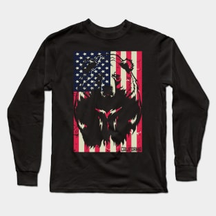 Kenarc - California USA Flag Long Sleeve T-Shirt